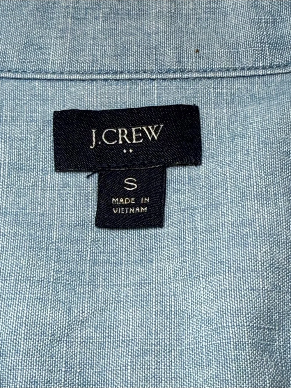 J. Crew Light Blue Chambray Button-Down Shirt